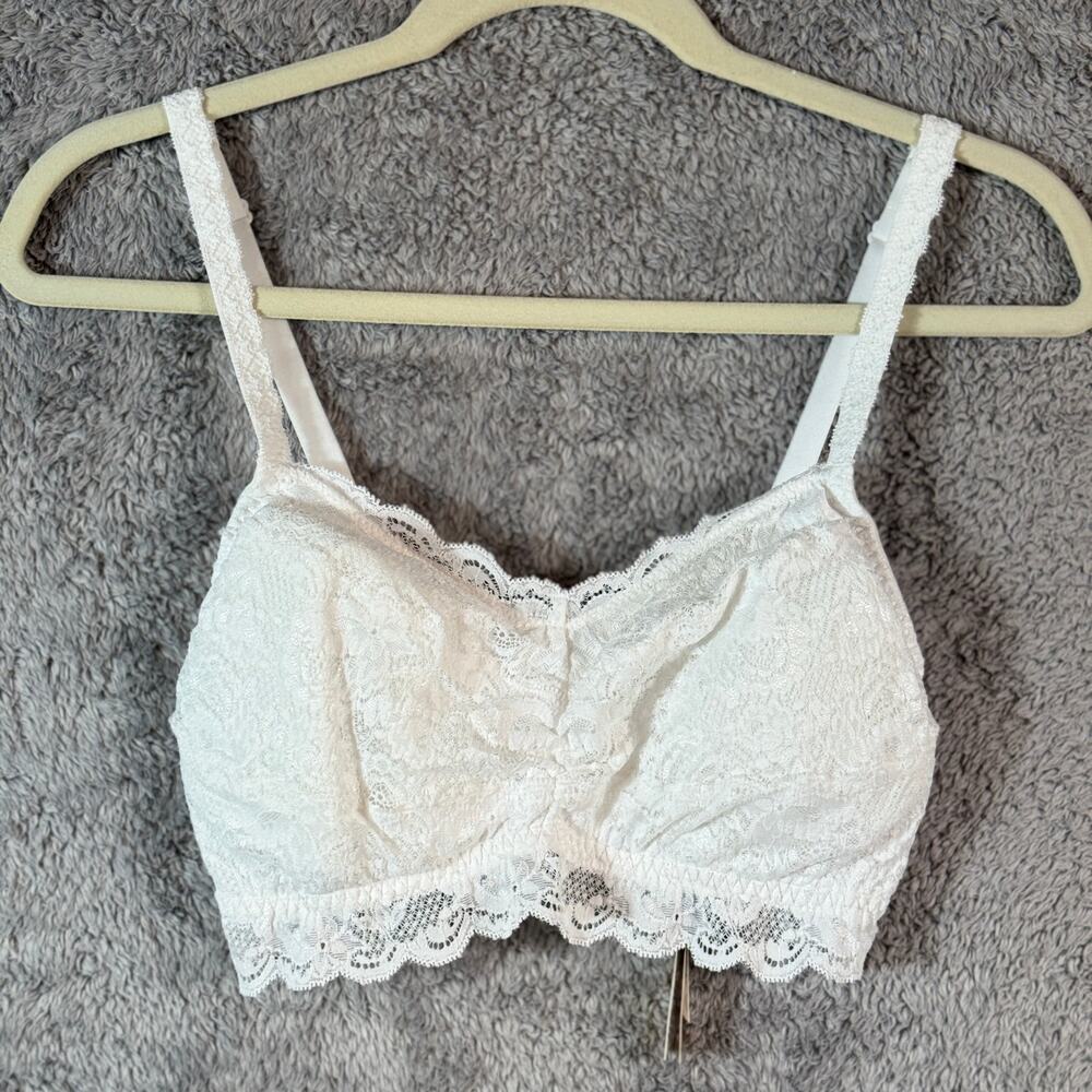 Cosabella NWT White Never Say Never Sweetie Padded Bralette XL